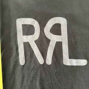 Ralph Lauren Double RL Black Tee